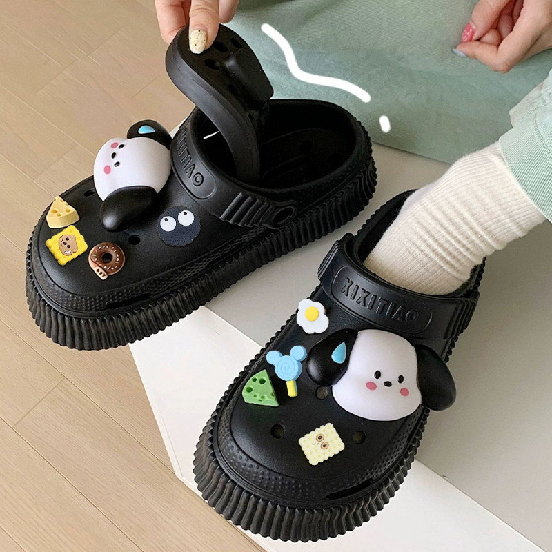 XWshopee สินค้าพร้อมจัดส่ง รองเท้าแตะหัวโตแฟชั่นผู้หญิง แบบใหม่พร้อมตัวการ์ตูนติดสุดน่ารักไปให้กับลูกค้าได้เลือกติดตามชอ