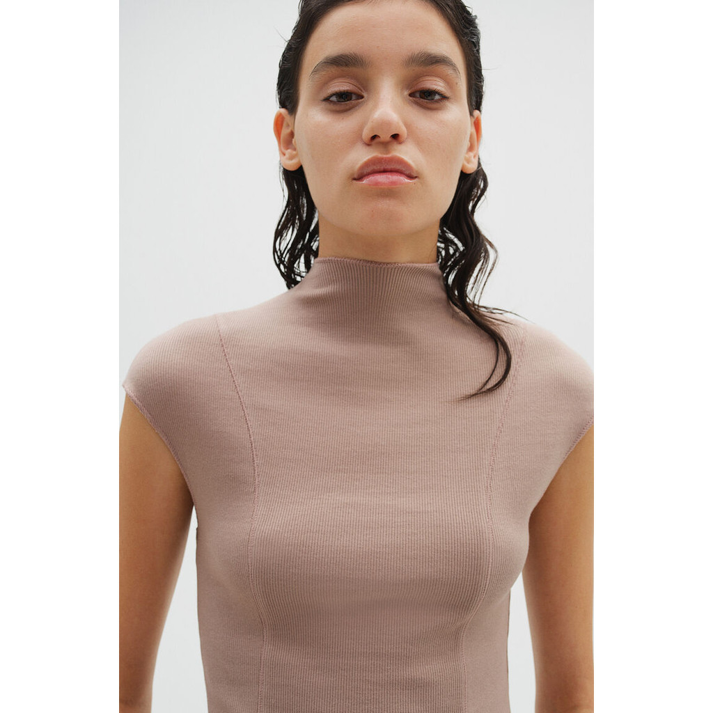 H&M Women Ribbed turtleneck top 1242293_1