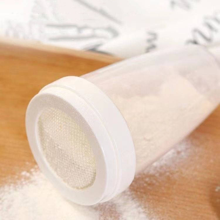 กระปุกโรยผง ที่โรยผง ขวดโรยผง ที่โรยน้ำตาลไอซ์ซิ่ง ที่โรยหน้าเค้ก ที่โรยพิซซ่า ผงโกโก้ น้ําตาลไอซิ่ง สําหรับ LRDS - รูปที่ 6