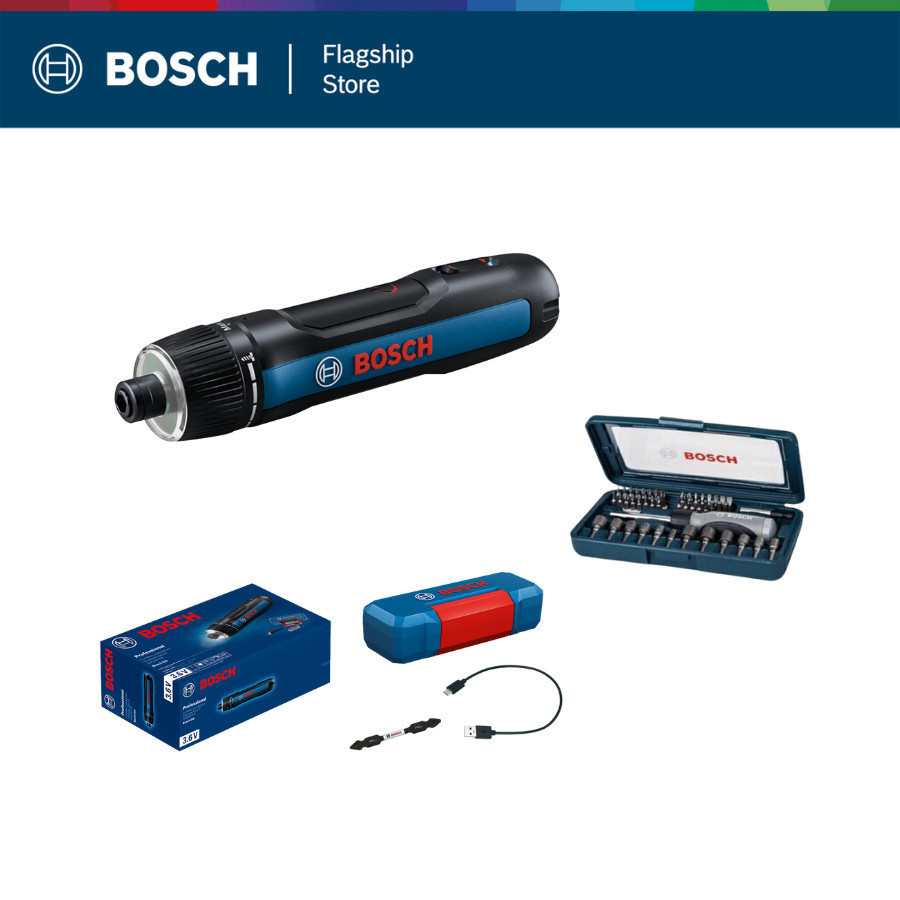 ชุดสุดคุ้ม Bosch GO 3 (SOLO) หัวล็อค Universal และ ชุดไขควงมือ 46 ชิ้น