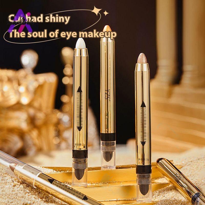 luxelinkHighlight Pearlescent Double-ended Eyeshadow Stick กันน้ํา Non-smudging One Stroke Molding