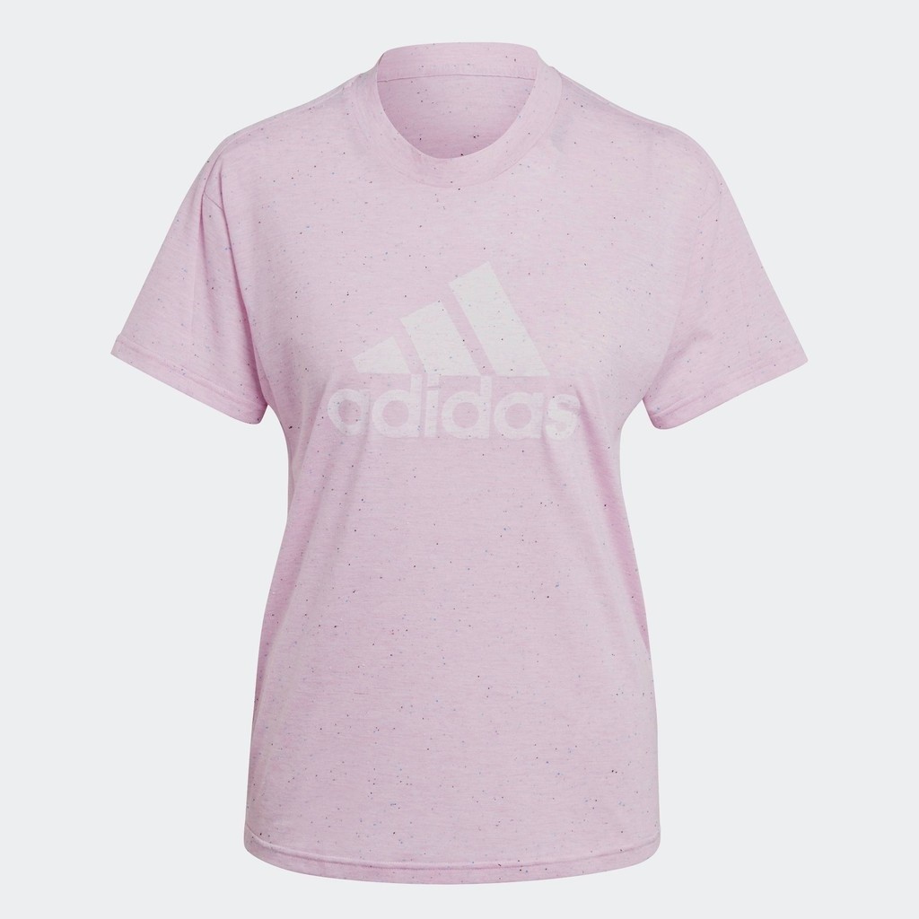 adidas ไลฟ์สไตล์ เสื้อยืด Future Icons Winners 3 ผู้หญิง สีม่วง HK0417