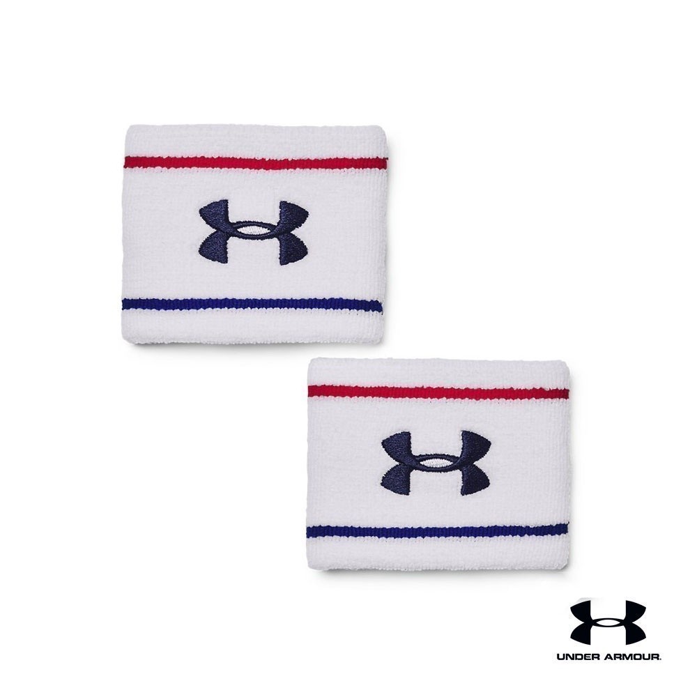Under Armour UA Unisex UA 2-Pack Wristbands อันเดอร์ อาร์เมอร์ สายรัดข้อมือ เทรนนิ่ง สำหรับทุกเพศ