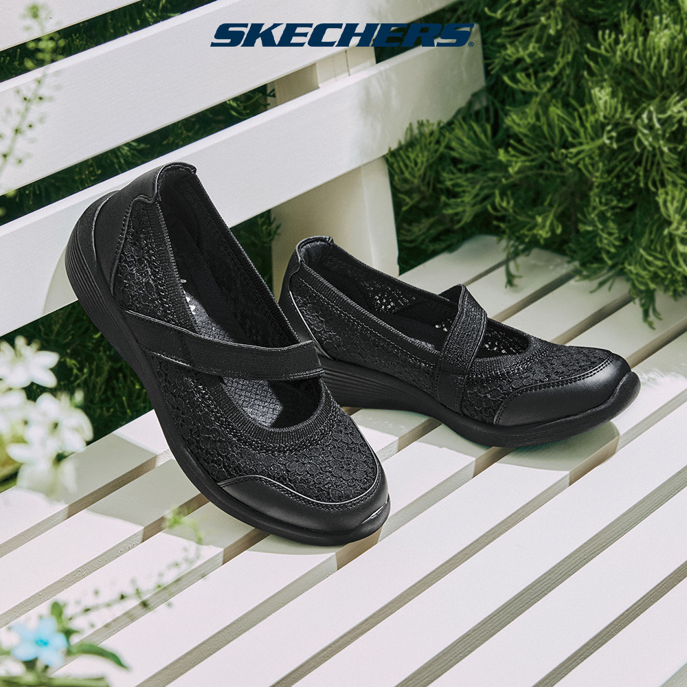 Skechers สเก็ตเชอร์ส รองเท้า ผู้หญิง Modern Comfort Arya Shoes - 158763-BBK