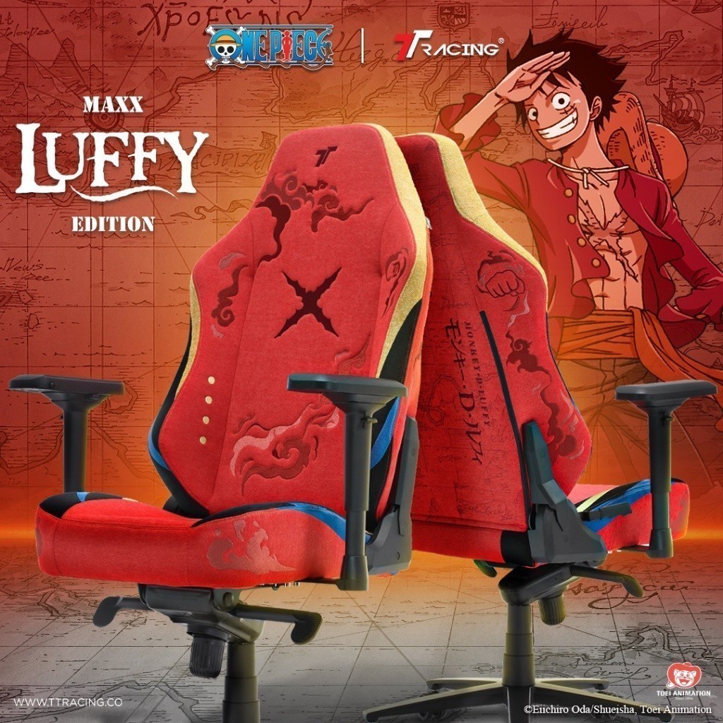 TTRacing Maxx Luffy Edition Gaming Chair Seat เก้าอี้สำนักงาน เก้าอี้เกมมิ่ง - รับประกันอย่างเป็นทางการ 2 ปี