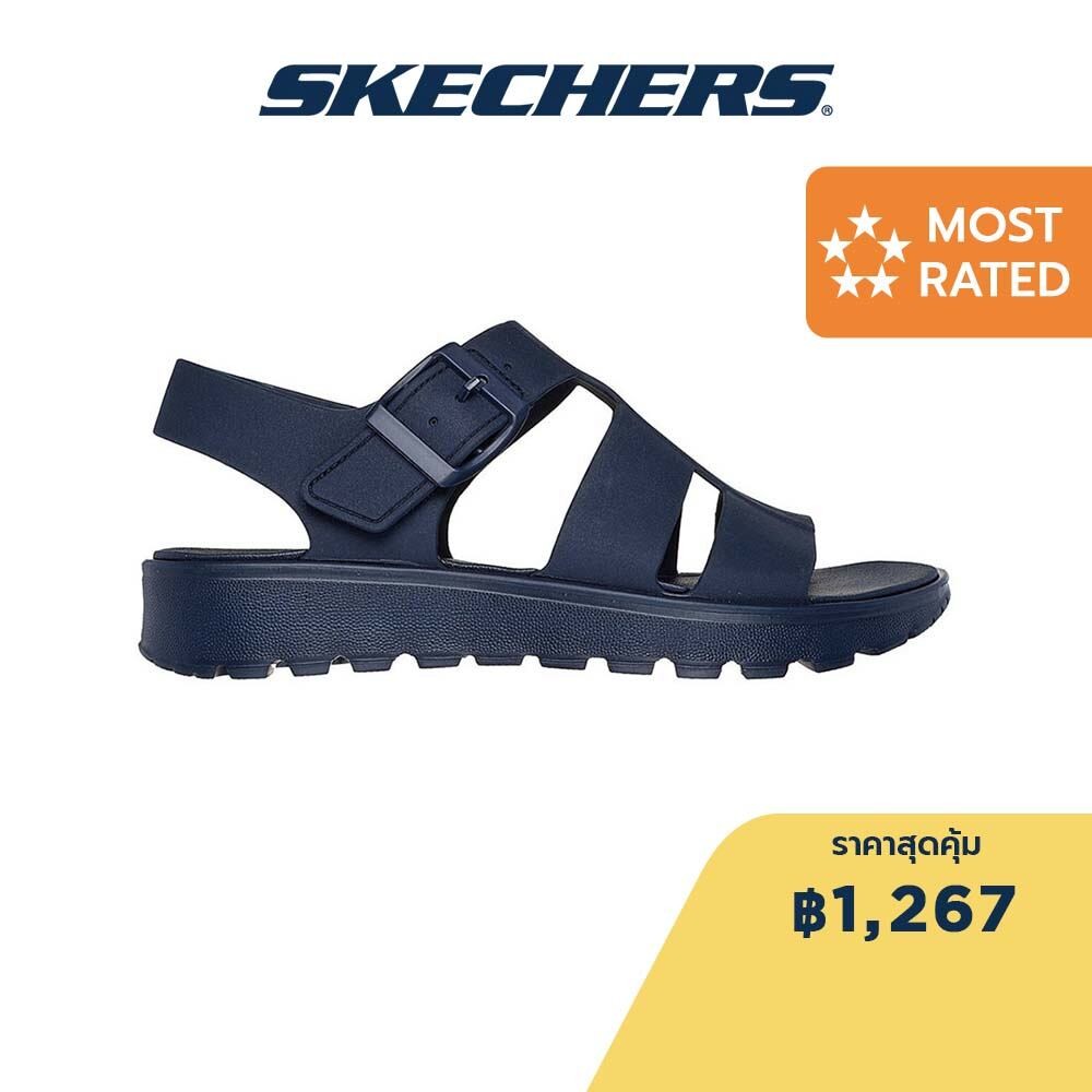 Skechers สเก็ตเชอร์ส รองเท้าแตะผู้หญิง Women Foamies Footsteps Back To Basics Sandals - 111570-NVY