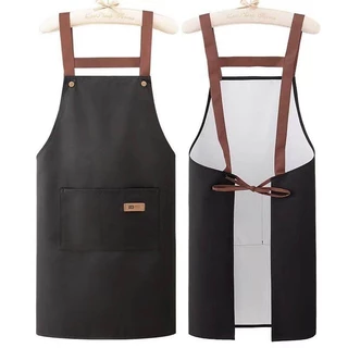 momomart ผ้ากันเปื้อนร้านกาแฟ PVC กันน้ํามัน กันน้ํา มีให้เลือก 3สี
