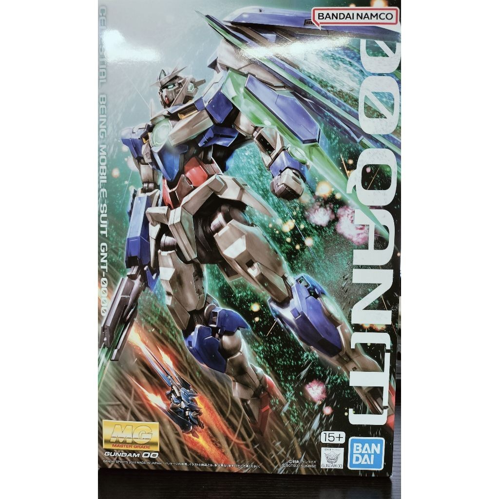 [ส่งตรงจากญี่ปุ่น]Bandai MG 1/100 Double O Quanta ของเล่น กันพลา อะนิเมะ กันดั้ม gundam GNT-0000