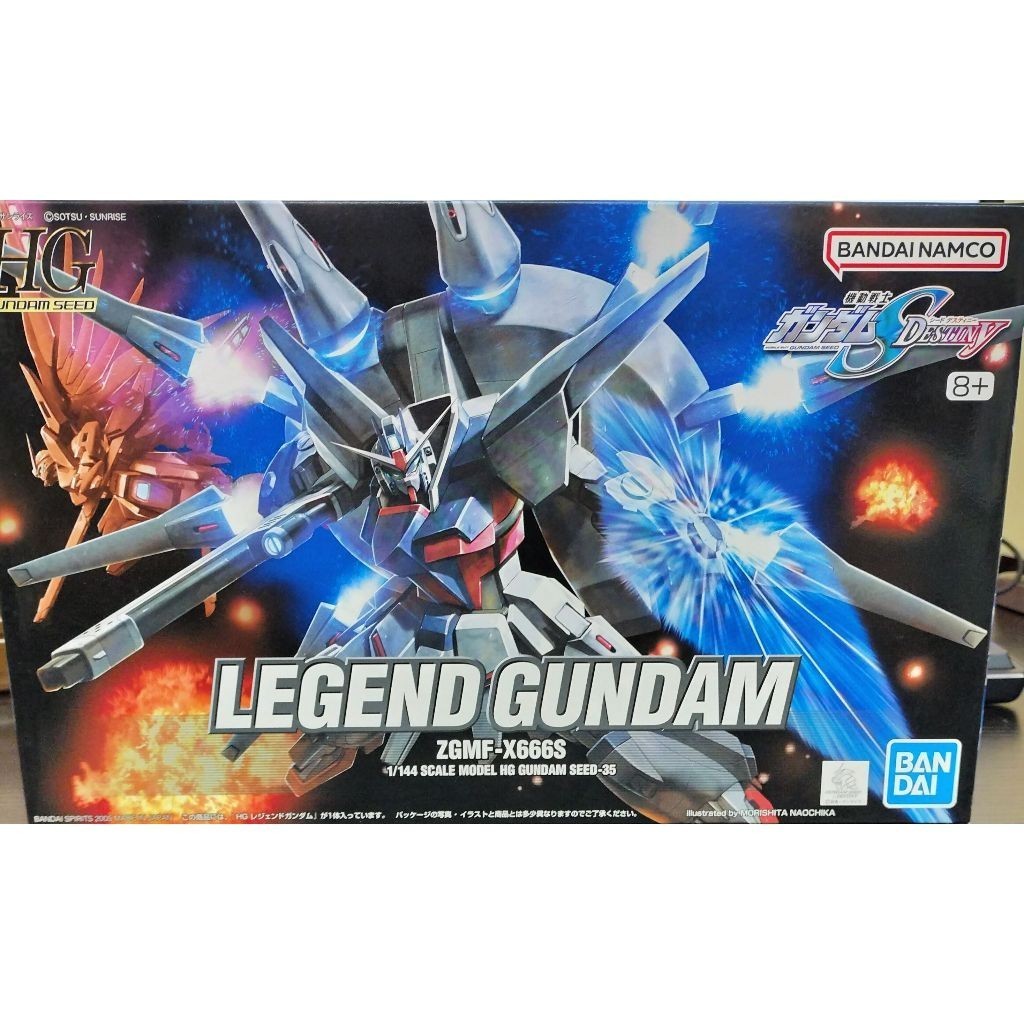 [Direct from Japan] BANDAI HG ZGMF-X666S LEGEND GUNDAM TOY ANIME GUNPLA SEED DESTINY