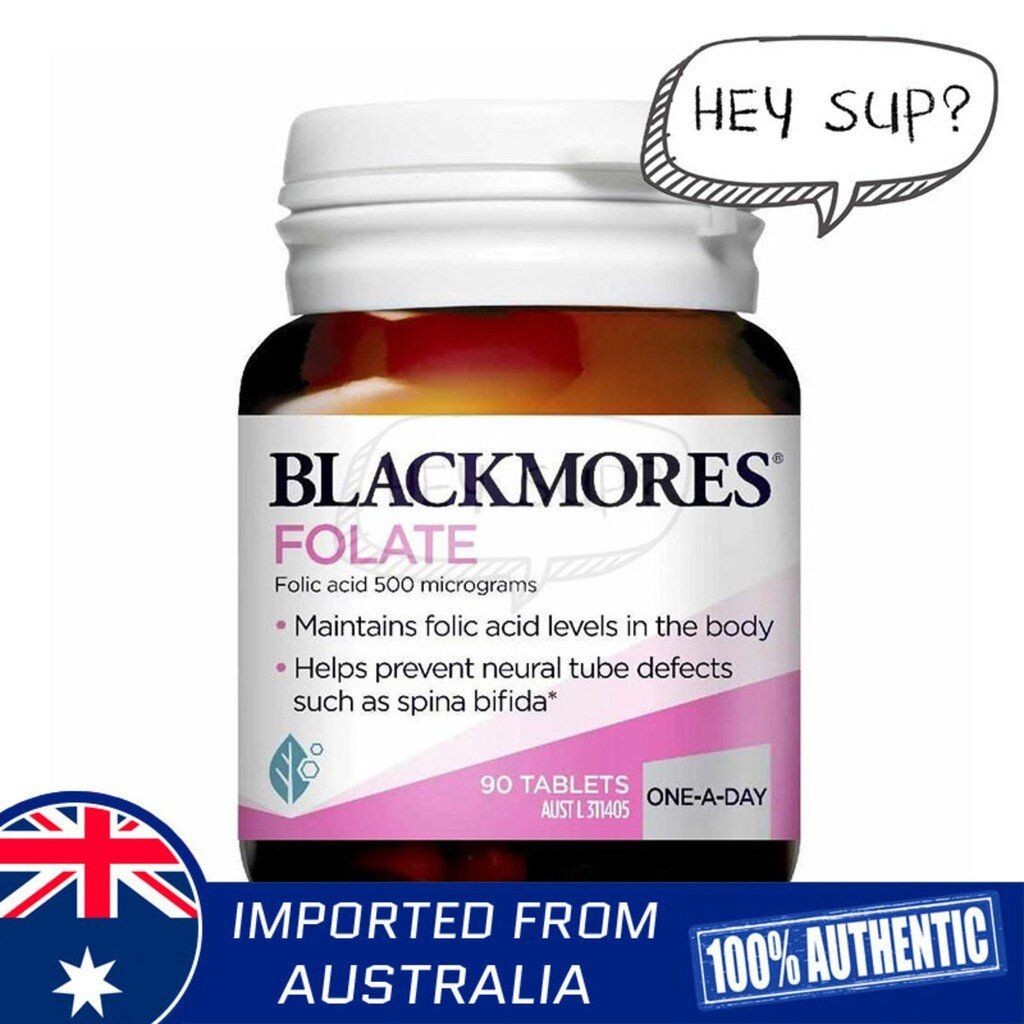 BLACKMORES Folate 500mcg 90 Tablets
