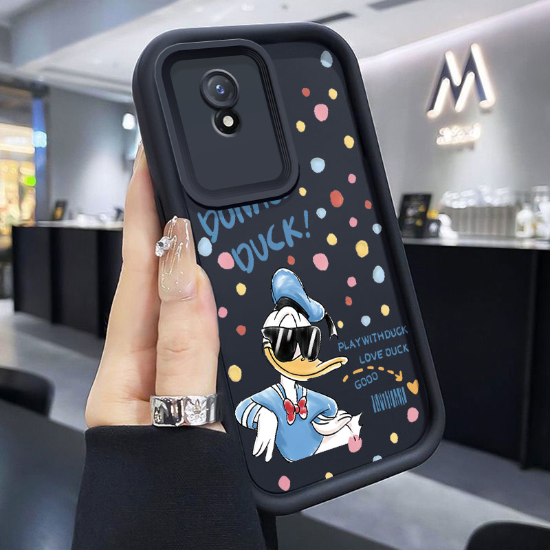เคสสำหรับ VIVO Y02 VIVO Y02A VIVO Y02T Y02s เคสเป็ดโดนัลด์เคสโทรศัพท์