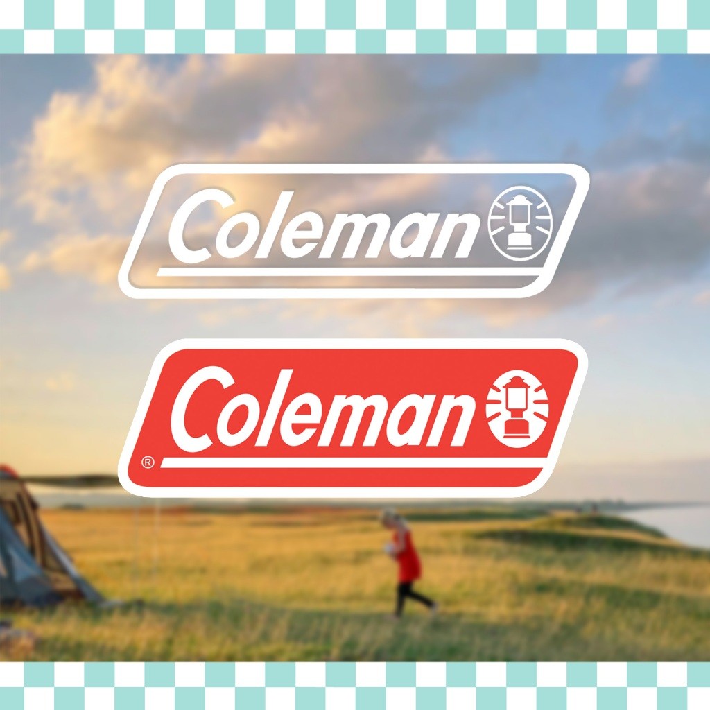 ตัวรีด Coleman 6-10 cm (set) โคลแมน รีดติดผ้าใบเต้นท์ แคมป์ปิ้ง camping ตะเกียงโลโก้ แผ่นรีดสกรีน