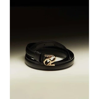 Twotwice - Old Traditional Belt - เข็มขัดหนังแท้ หัวเข็มขัดโลโก้แบรนด์