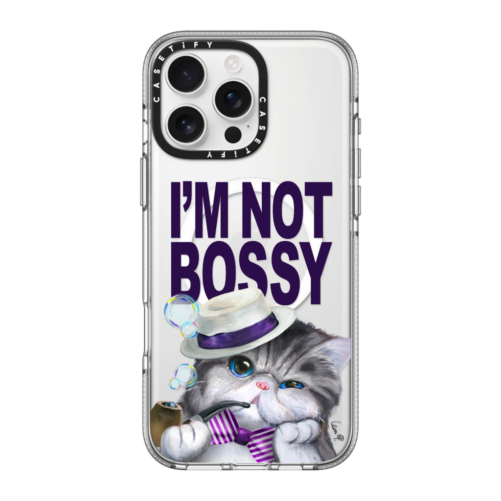 [พร้อมส่ง] CASETiFY | Gloomie Cat Boss by LeonLollipop