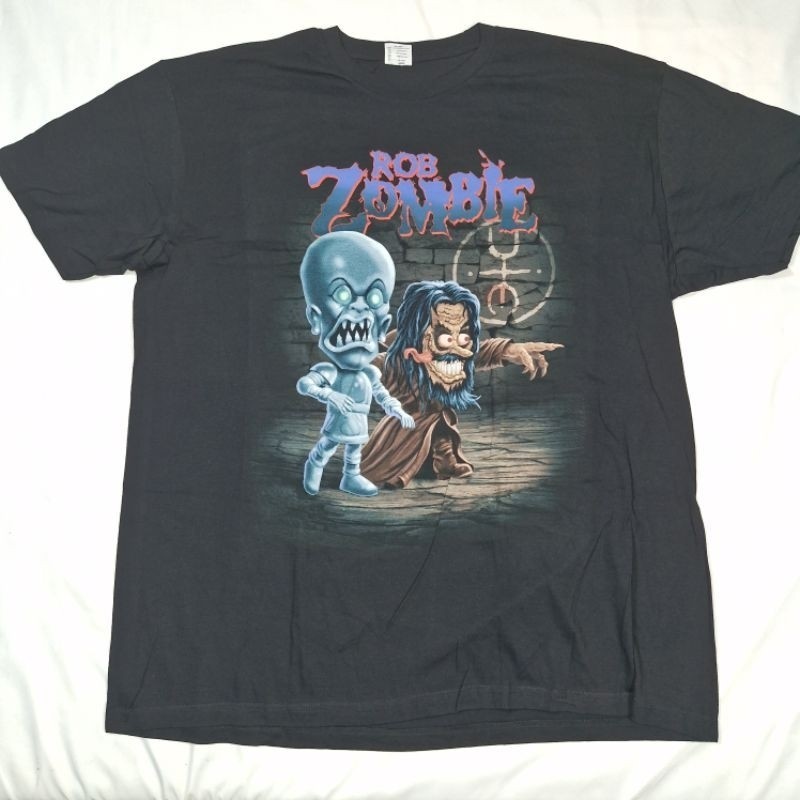 Rob Zombie  มือ1ลิขสิทธิ์แท้ 100%ใครหาอยู่มาจัดเลยครับ T-Shirt tee.