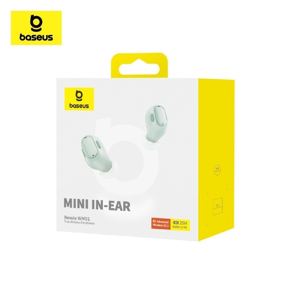 Baseus หูฟังบลูทูธไร้สาย รุ่น Bowie WM01 True Wireless Earphones