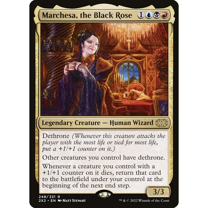 [Double Masters 2022] - [2X2] - (R) -[Marchesa, the Black Rose] -  [2022]