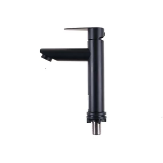 MARINE ก๊อกอ่างล้างหน้า สแตนเลส EBONY รุ่น FXS-810BK สีดำ |EA|