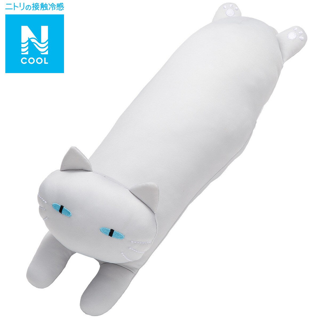 NITORI แมวเทา MOCHIMOCHI CUSHION NCOOL CAT GY ขนาด S SC143