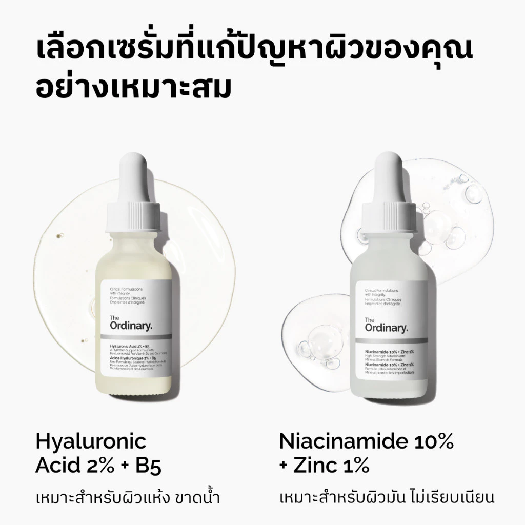 The Ordinary Niacinamide 10% + Zinc 1% - 30/60mL | เซรั่มลดการเกิดสิว กระชับรูขุมขน ลดความมัน ผิวแลดูกระจ่างใส thumbnail 8