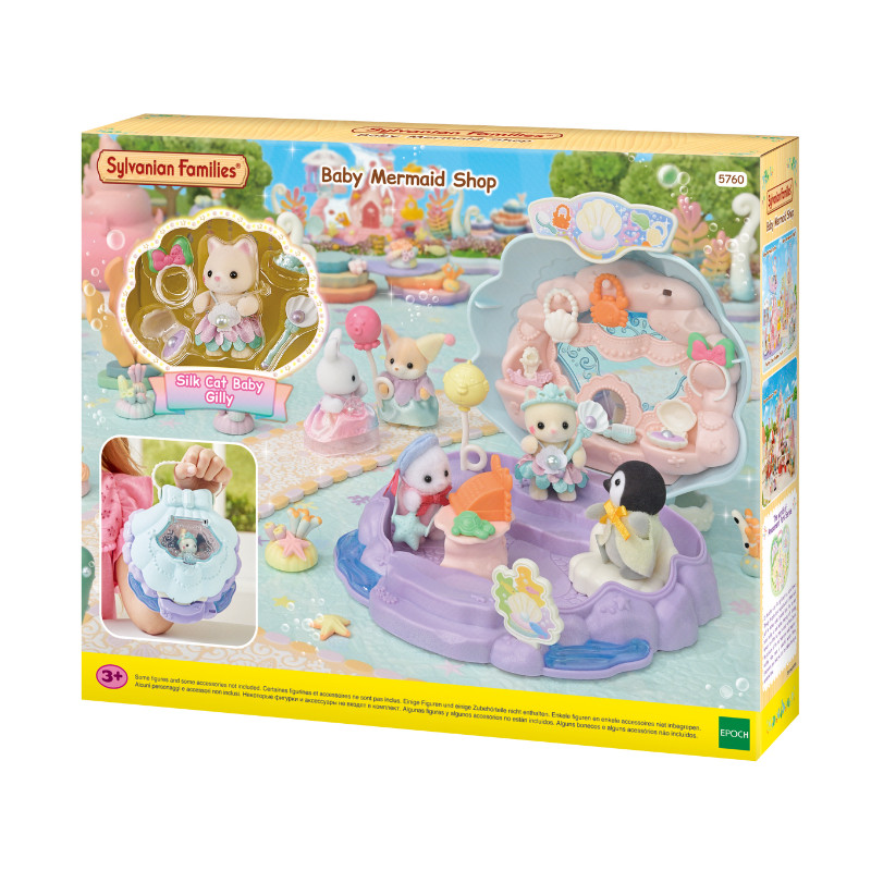 Sylvanian Families  Baby Mermaid Shop / ซิลวาเนียน แฟมิลี่ ร้านเครื่องประดับนางเงือก