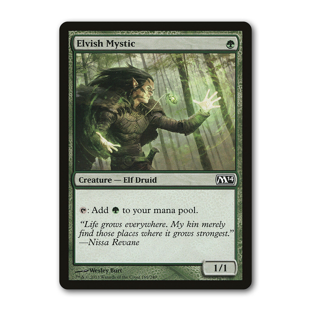 [MTG] Elvish Mystic [M14] [Green] [Common] [Normal] [ENG] [2013] (Magic: The Gathering)