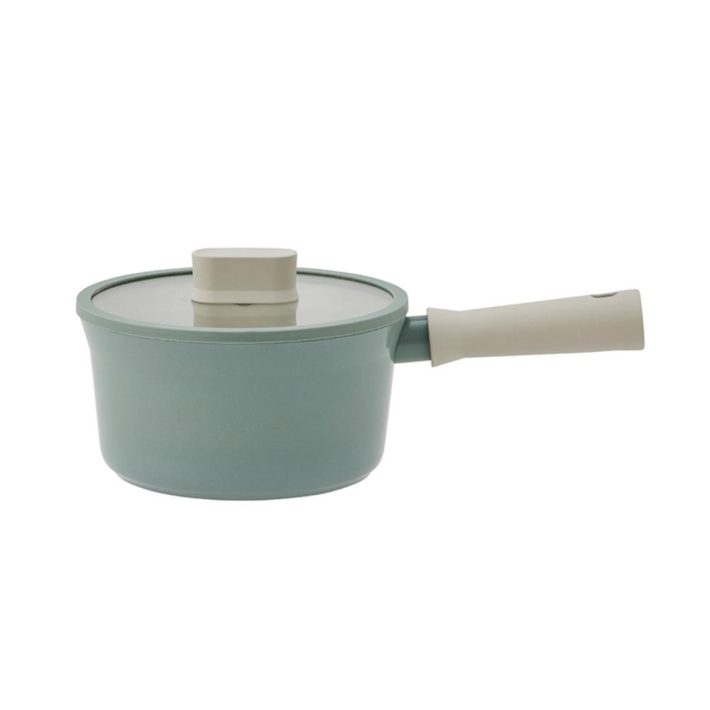 LOCKnLOCK หม้อด้าม 18 ซม. LOCKNLOCK SUIT สีเขียว เครื่องครัวและอุปกรณ์ เครื่องครัว SAUCEPAN LOCKNLOC