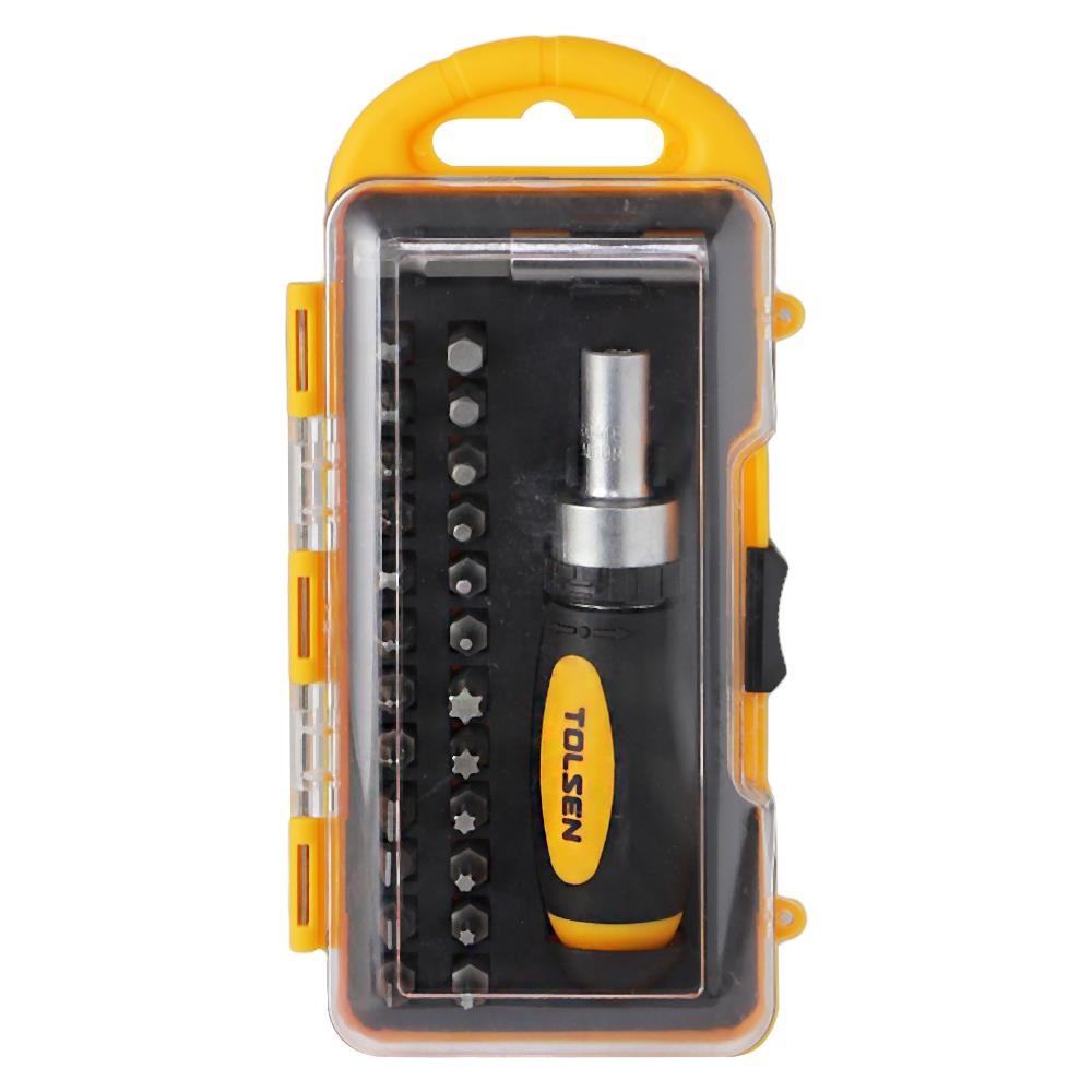 TOLSEN ไขควงหกเหลี่ยม TOLSEN 26 ชิ้น/ชุด เครื่องมือช่าง ไขควง HEX SCREWDRIVER SET TOLSEN 26PCS 
</ul