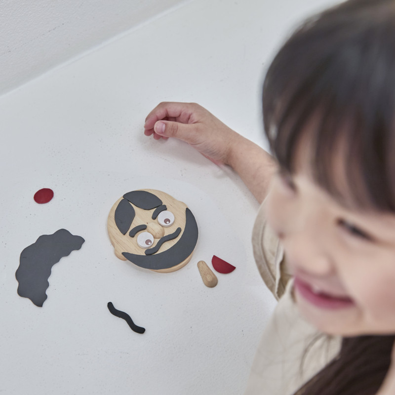 PlanToys لعبة تركيب الوجوه الصغيرة 4136 — صورة 3
