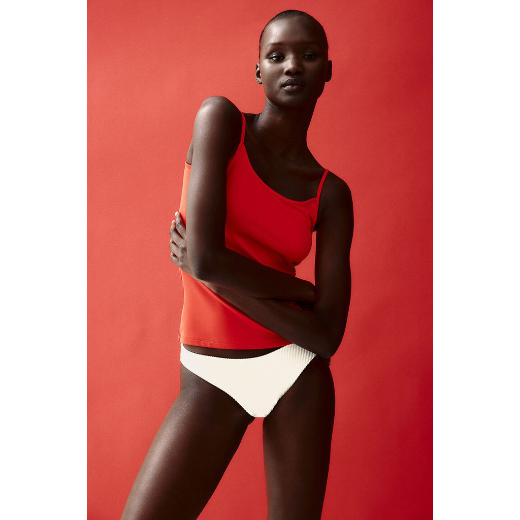H&M Woman Microfibre strappy top 1238358_1