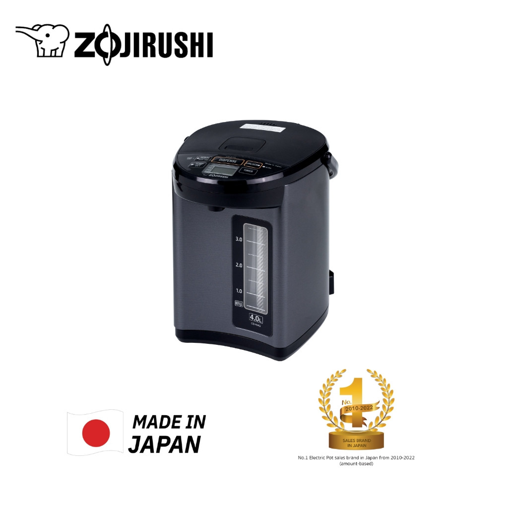 Zojirushi กระติกน้ำร้อนไฟฟ้าไมโครคอมพิวเตอร์ Made in Japan 4 ลิตร รุ่น CD-NAQ40T (รับประกัน 1 ปี)