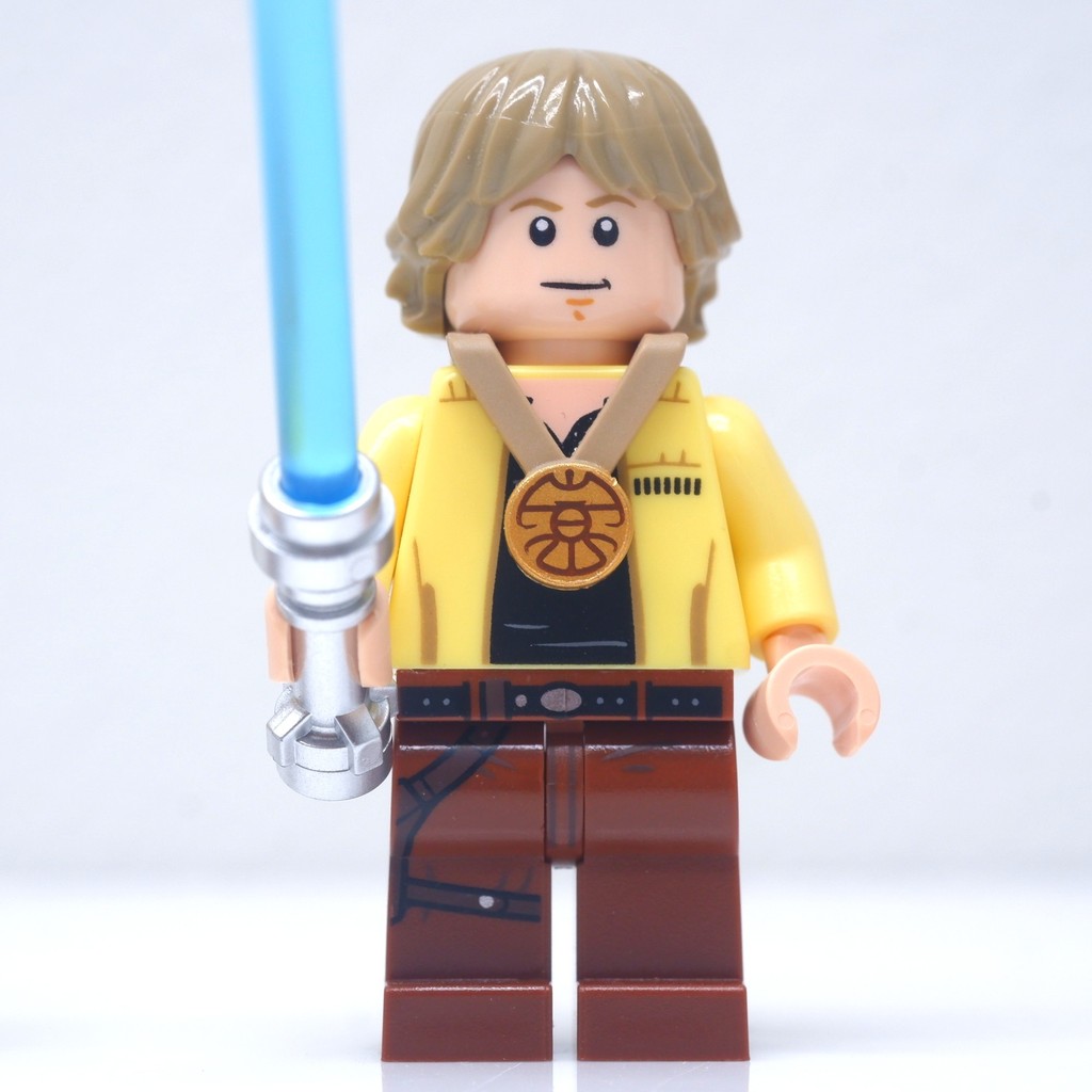 ( Ploybrick Minifigure ของแท้ ) Star Wars Luke Skywalker Celebration (75365)