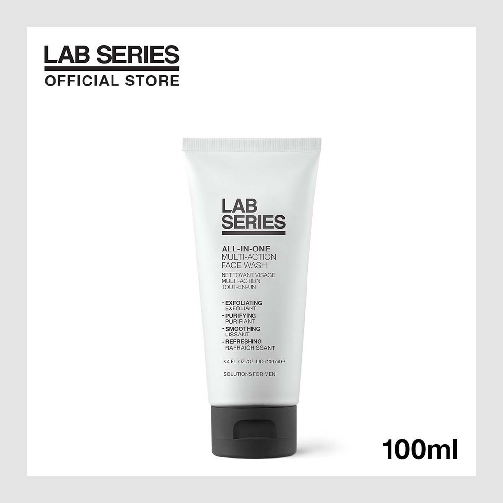 LAB SERIES All-In-One Multi-Action Face Wash 100ml โฟมล้างหน้าผู้ชาย สกินแคร์ผู้ชาย พร้อมสครับขัดผิว