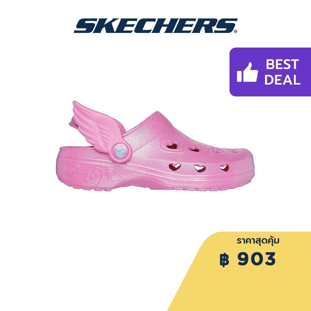 Skechers สเก็ตเชอร์ส รองเท้าเด็กผู้หญิง Girls Foamies Sweetheart Gleaming Skies Shoes - 308363L-HTPK