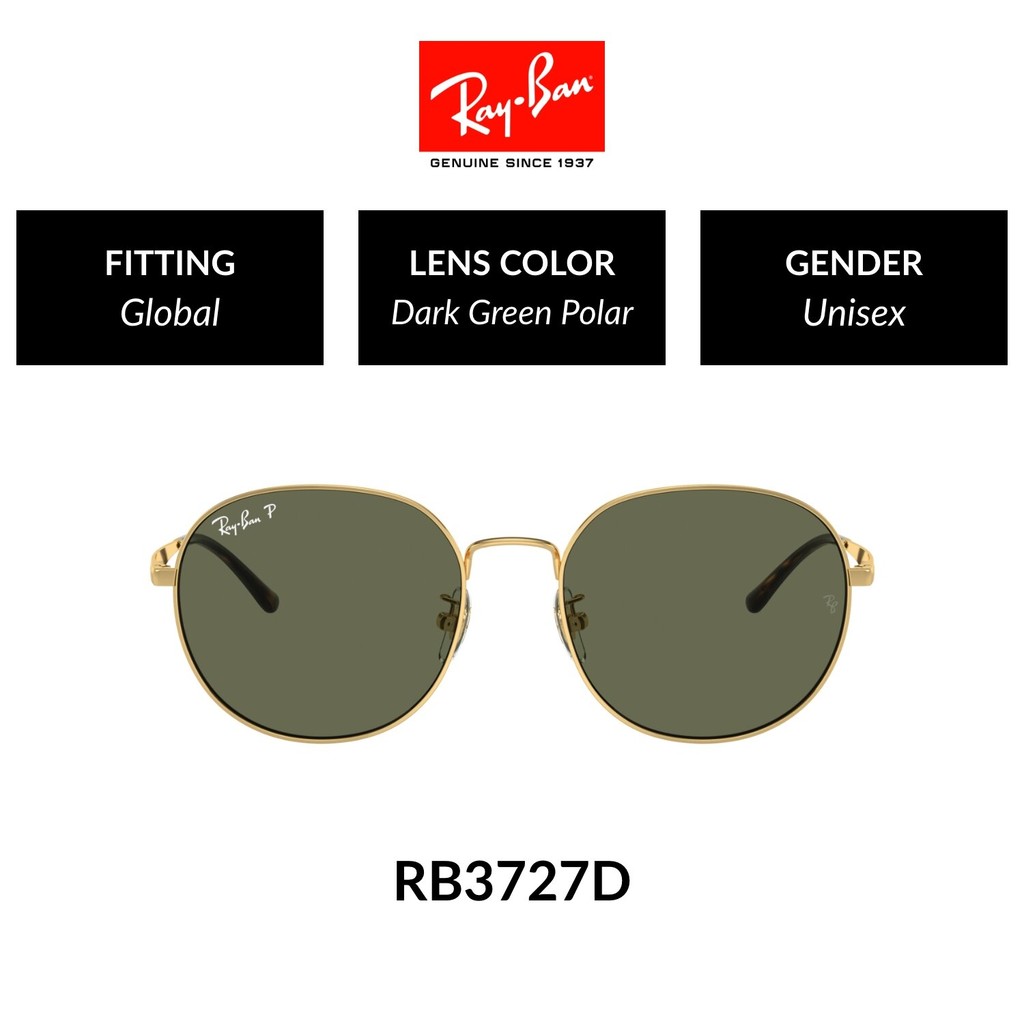 RAY-BAN RB3727D 001/9A - Sunglasses แว่นกันแดด