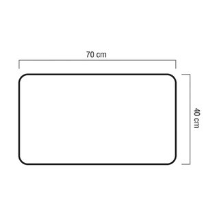 พรมห้องน้ำ แบบแห้งเร็ว KASSA รุ่น KS-B245 ขนาด 70 x 40 ซม. สีครีม