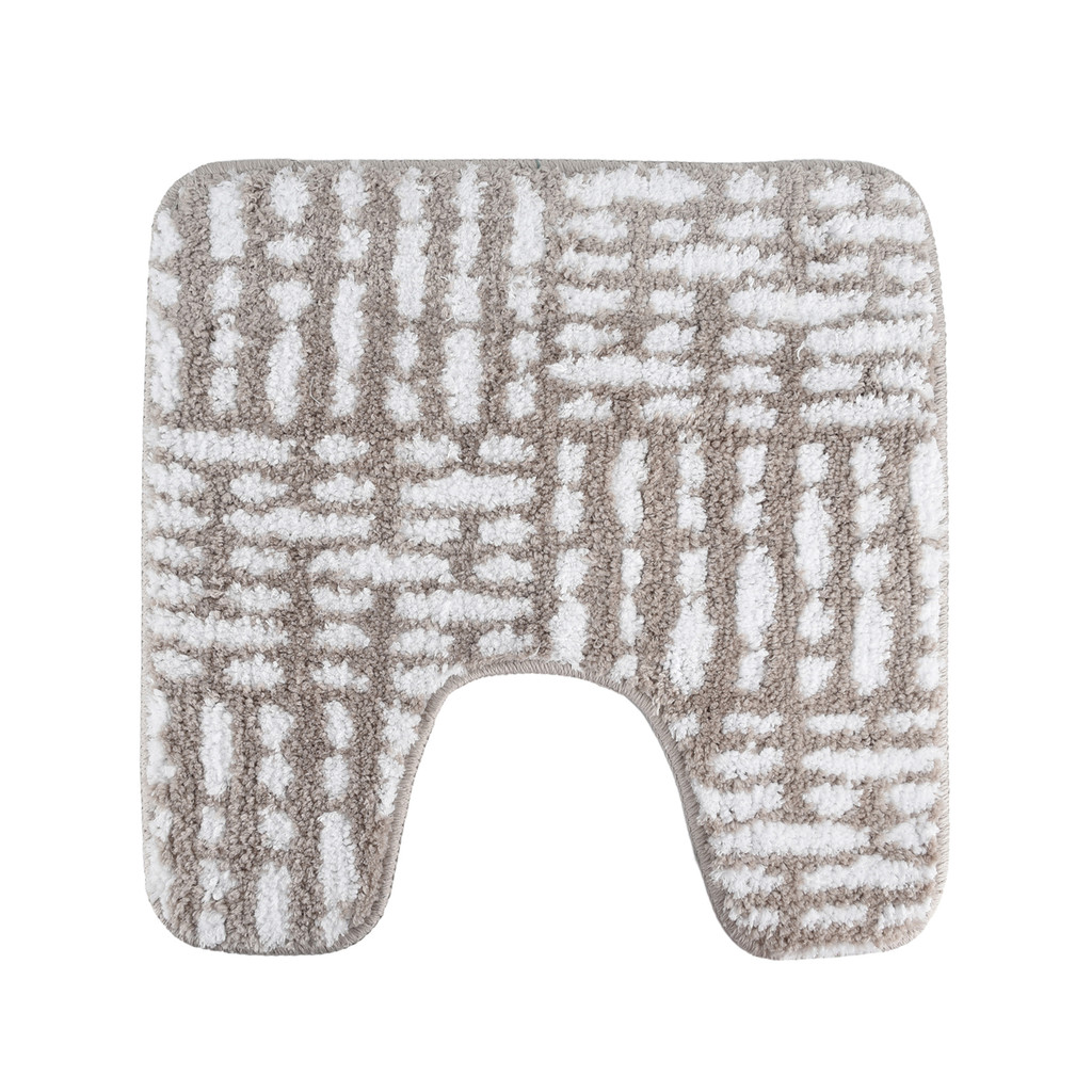 KASSA HOME พรมห้องน้ำ รุ่น BC-091UBR ขนาด 45 x 45 ซม. สีน้ำตาล