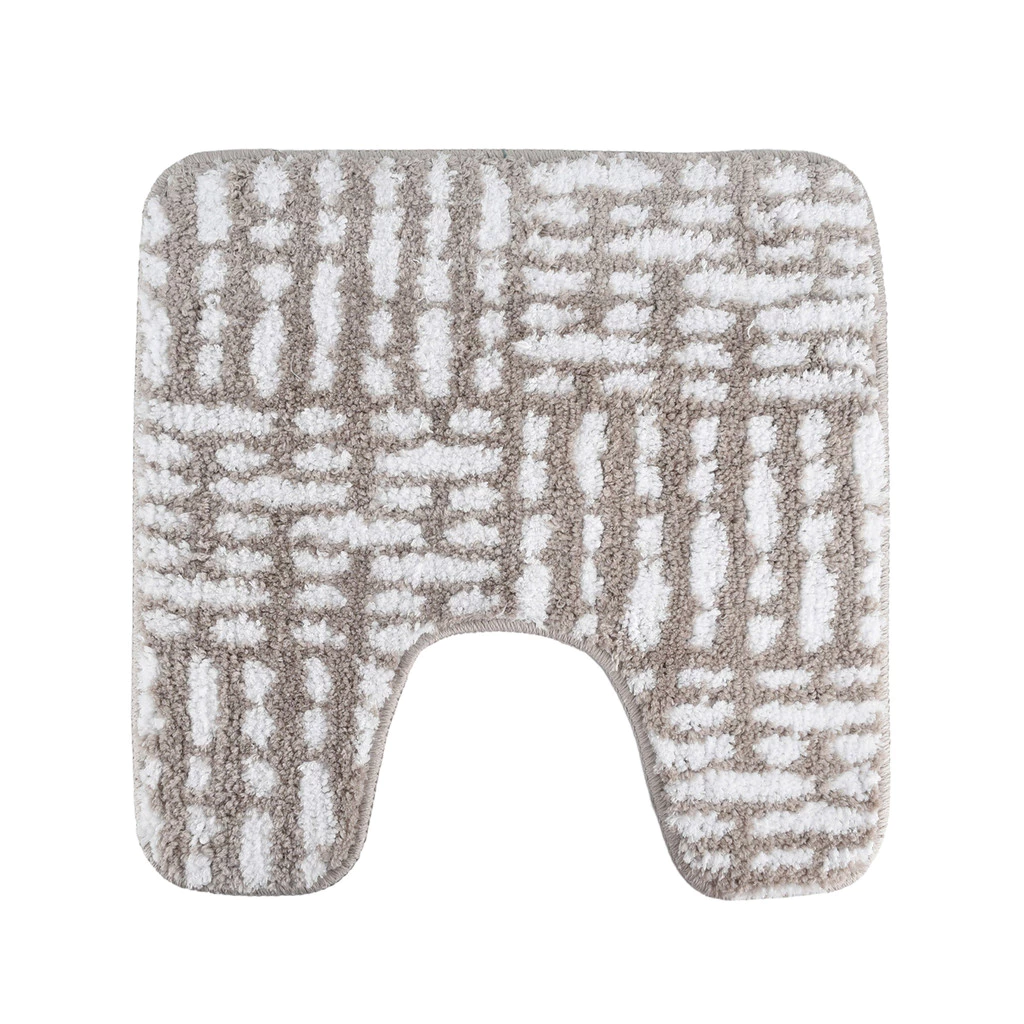 KASSA HOME พรมห้องน้ำ รุ่น BC-091UBR ขนาด 45 x 45 ซม. สีน้ำตาล