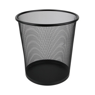 KASSA HOME ถังผงเหล็กพ่นสีทรงกลม 8 ลิตร รุ่น NOR35002OB สีดำ