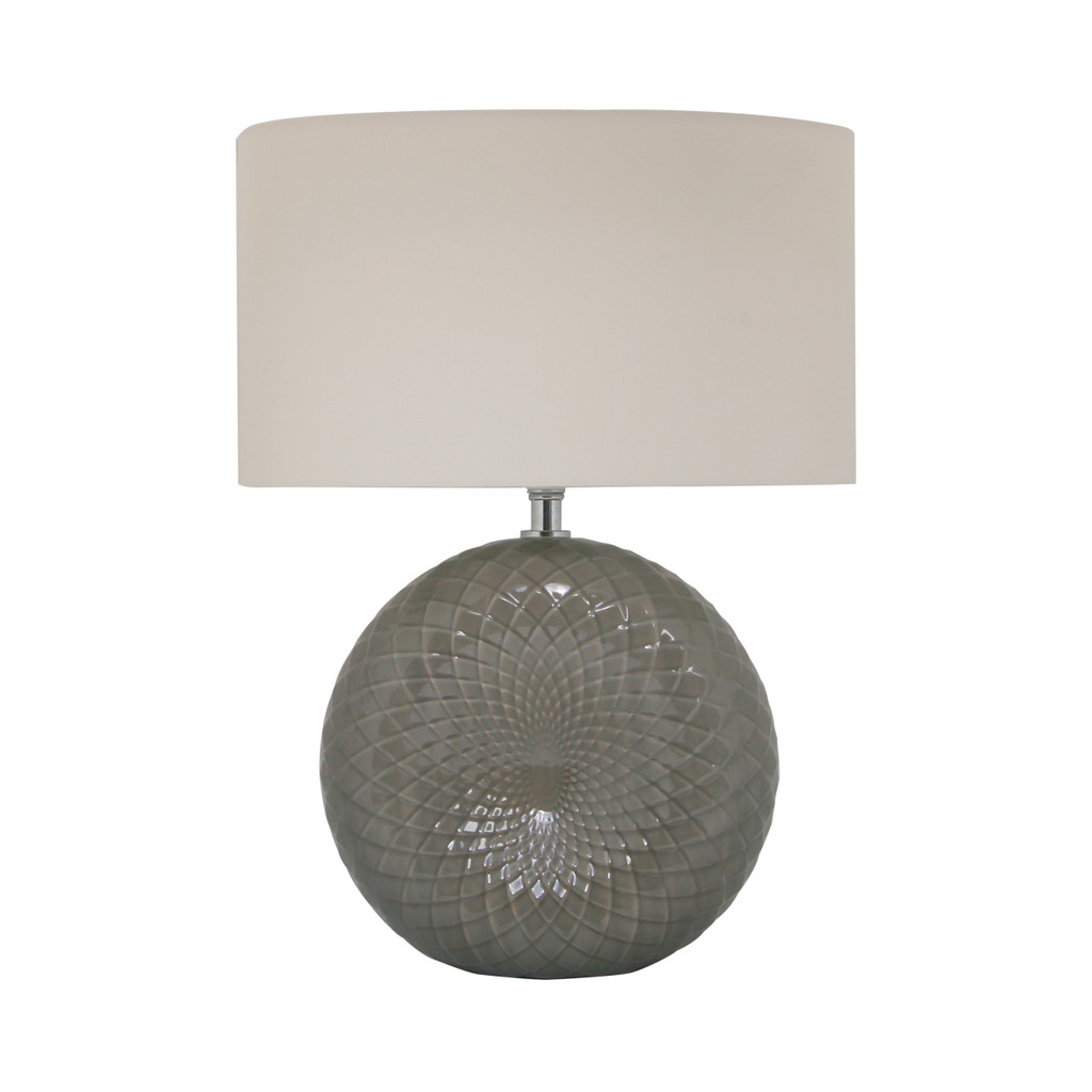 LUZINO โคมไฟตั้งโต๊ะ (E27x1) รุ่น NL11946 ขนาด 32 x 32 x 41 ซม. สีครีม - เขียว