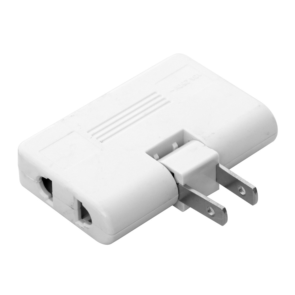 LUZINO ปลั๊กแปลง 10A 250V รุ่น XD-608F สีขาว