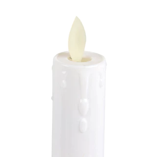 LUZINO เชิงเทียน USB LED รุ่น KB018-WH สีขาว