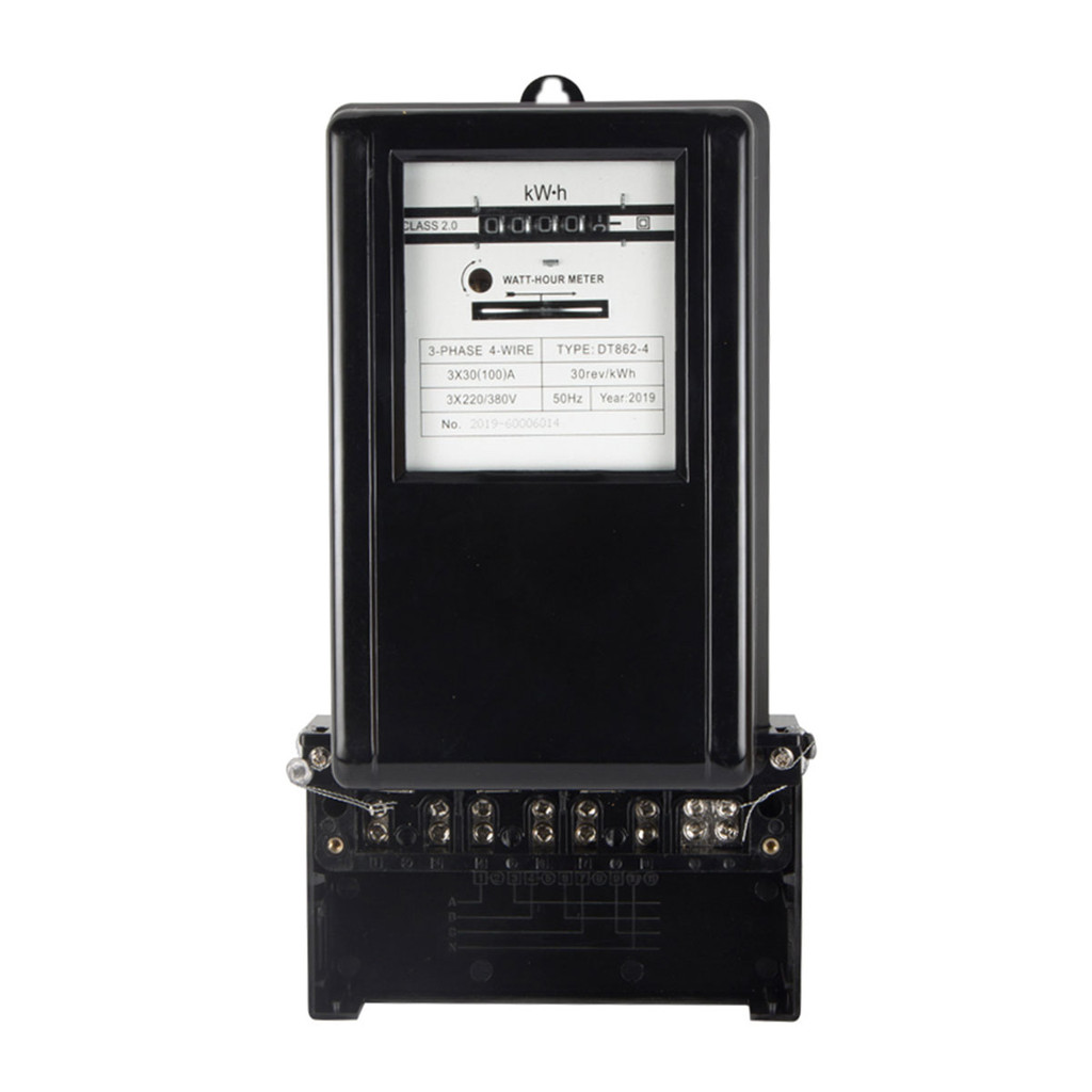 มิเตอร์ 3P LUZINO รุ่น DT862 กำลัง 3 x 30(100) แอมป์ สีดำ