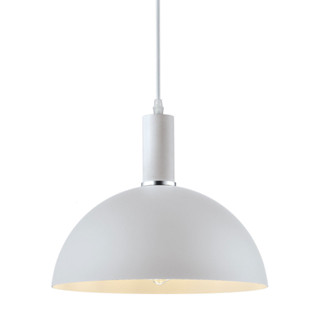 LUZINO โคมไฟแขวนเหล็ก E27x1 รุ่น F8105C-M สีขาว