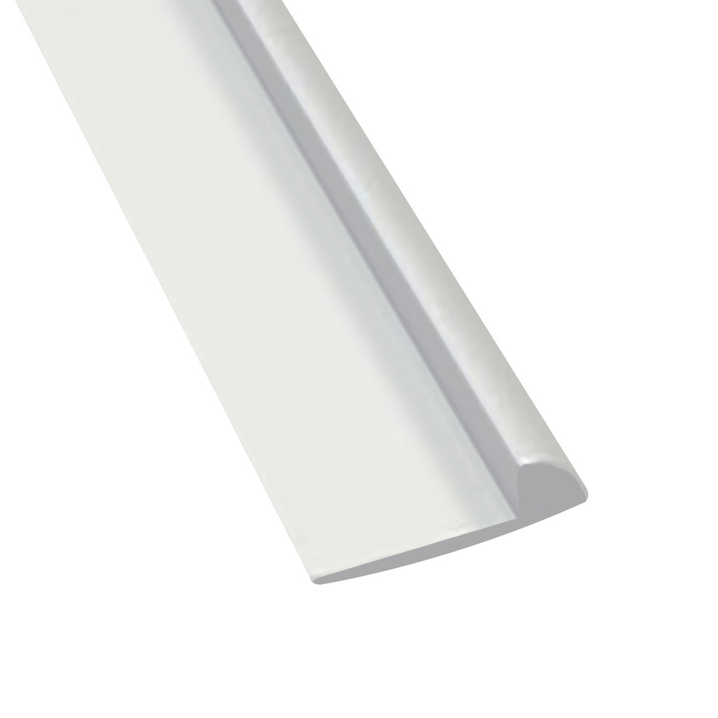 KASSA ตัวจบกระเบื้องยาง อธลูมิเนียมแบบโค้ง รุ่น (K-TAS 30) ขนาด 0.3 x 200 ซม. สีเงินเงา