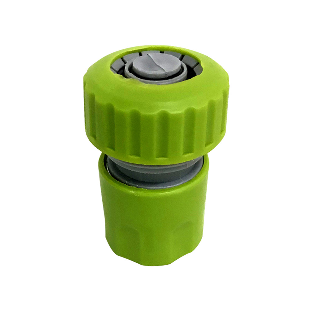 FONTE ข้อต่อสายยาง (มีวาล์ว) 5/8 นิ้ว รุ่น MC209S สีเขียวอ่อน - เทา