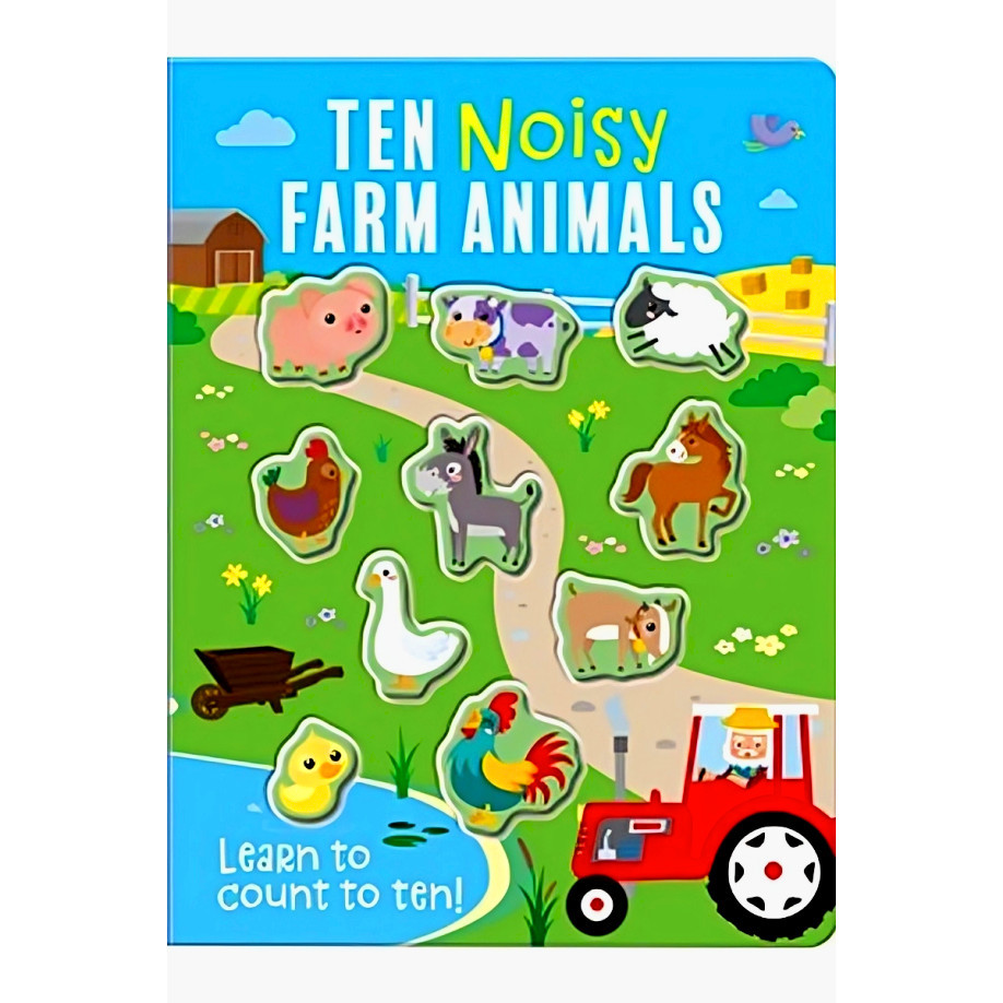 BBW หนังสือ 3D Counting Portrait: Ten Noisy Farm Animals ISBN: 9781801054225