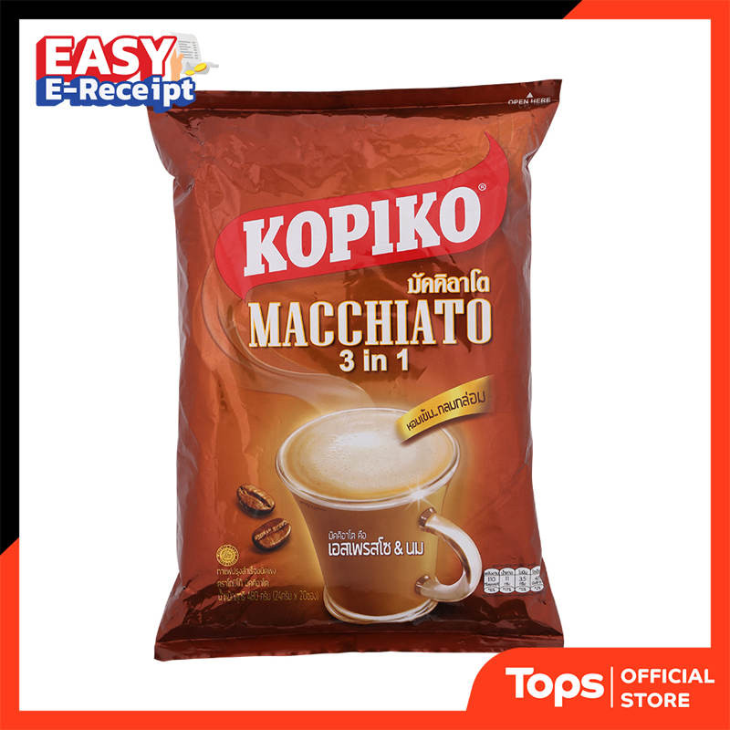 โกปิโก้กาแฟปรุงสำเร็จชนิดผงมัคคิอาโต 480กรัม 20ซอง [8998666002280]