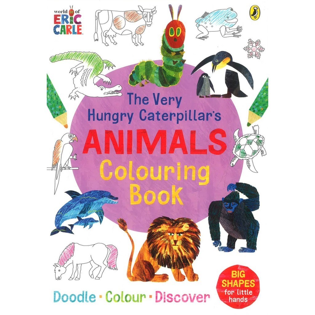 BBW หนังสือ The Very Hungry Caterpillar'S Animals Colouring Bo ISBN: 9780241501481