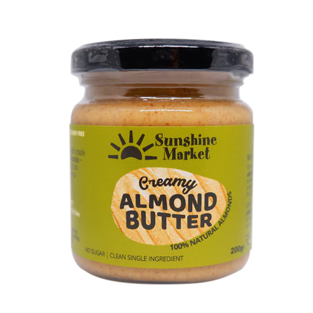 ซันชายน์ มาร์เก็ต เนยถั่วอัลมอนด์ Sunshine Market Creamy Almond Butter 200g